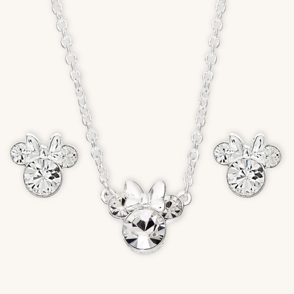 Minnie Silver Collection™ – Set Colgante + Pendientes · Disney®