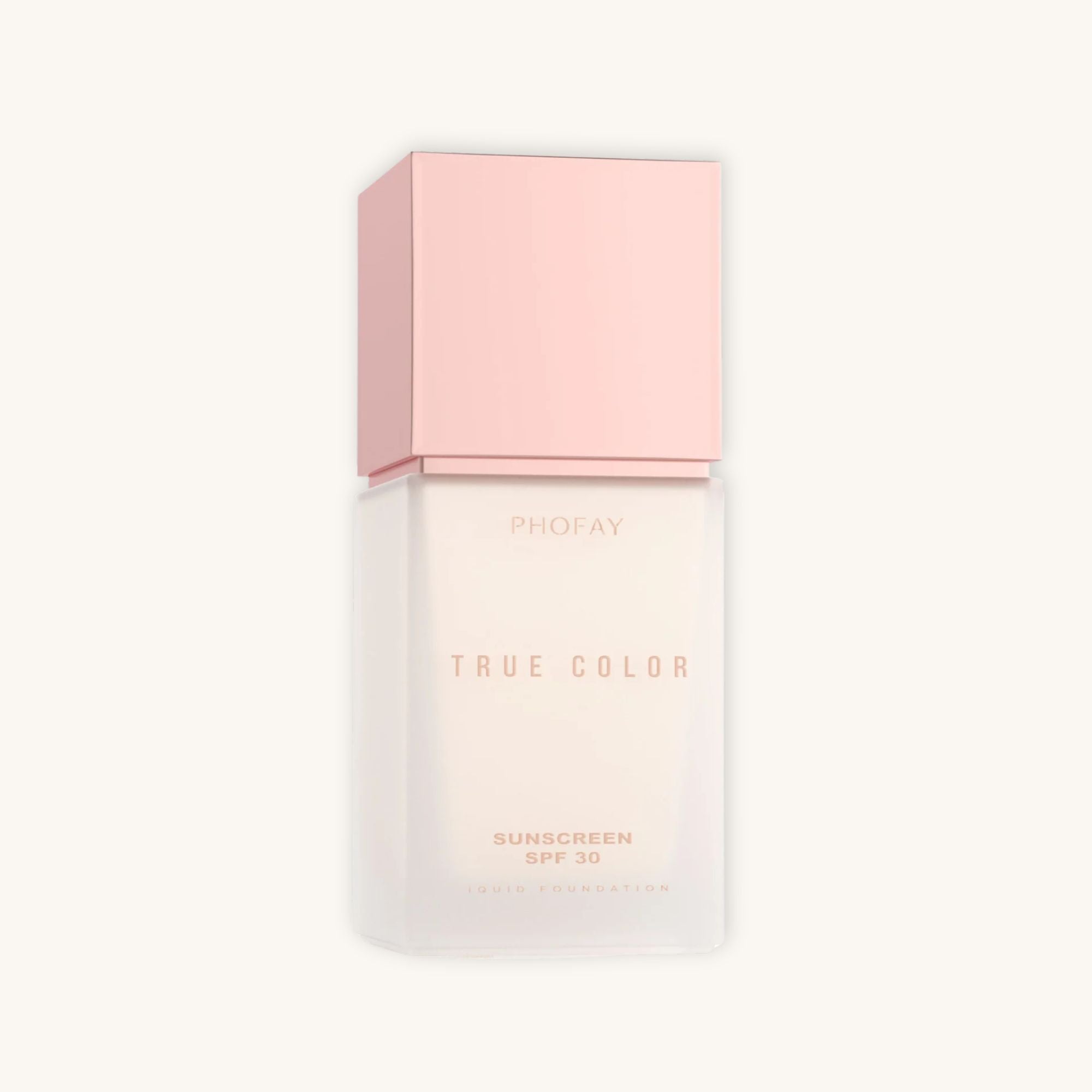 PHOFAY — Base de maquillaje líquida mate con protector solar SPF 30