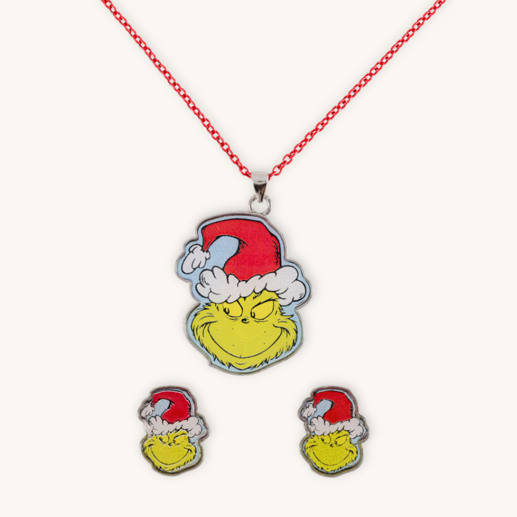 Grinch Christmas™ – Set Colgante + Pendientes