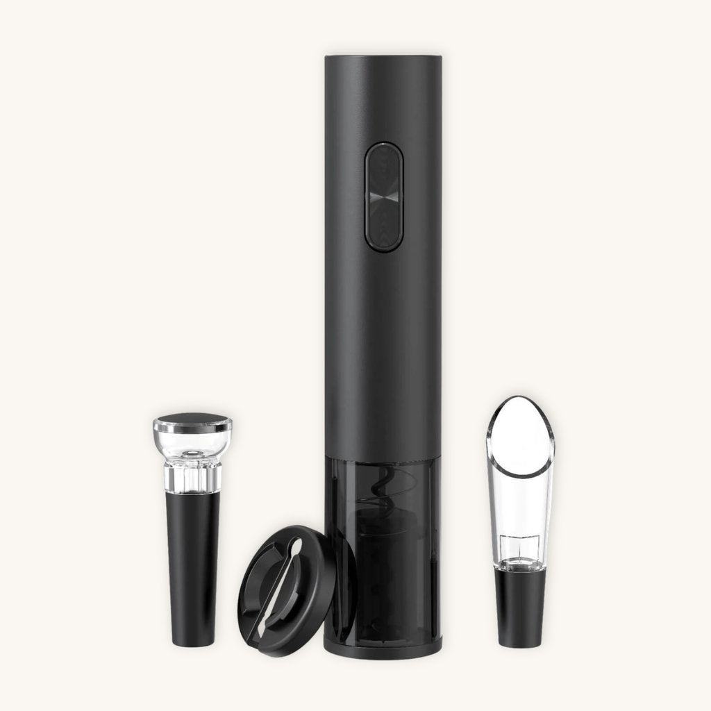 Set Abridor de Vino Eléctrico 4en1