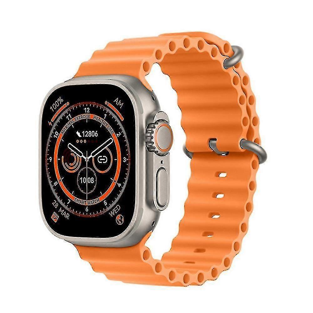 Smartwatch Ultra Pro + DuoBand Gratis -Naranja & Negro-