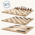 Ajedrez & Damas & Backgammon™ – Tres Clásicos de Estrategia en un Solo Juego