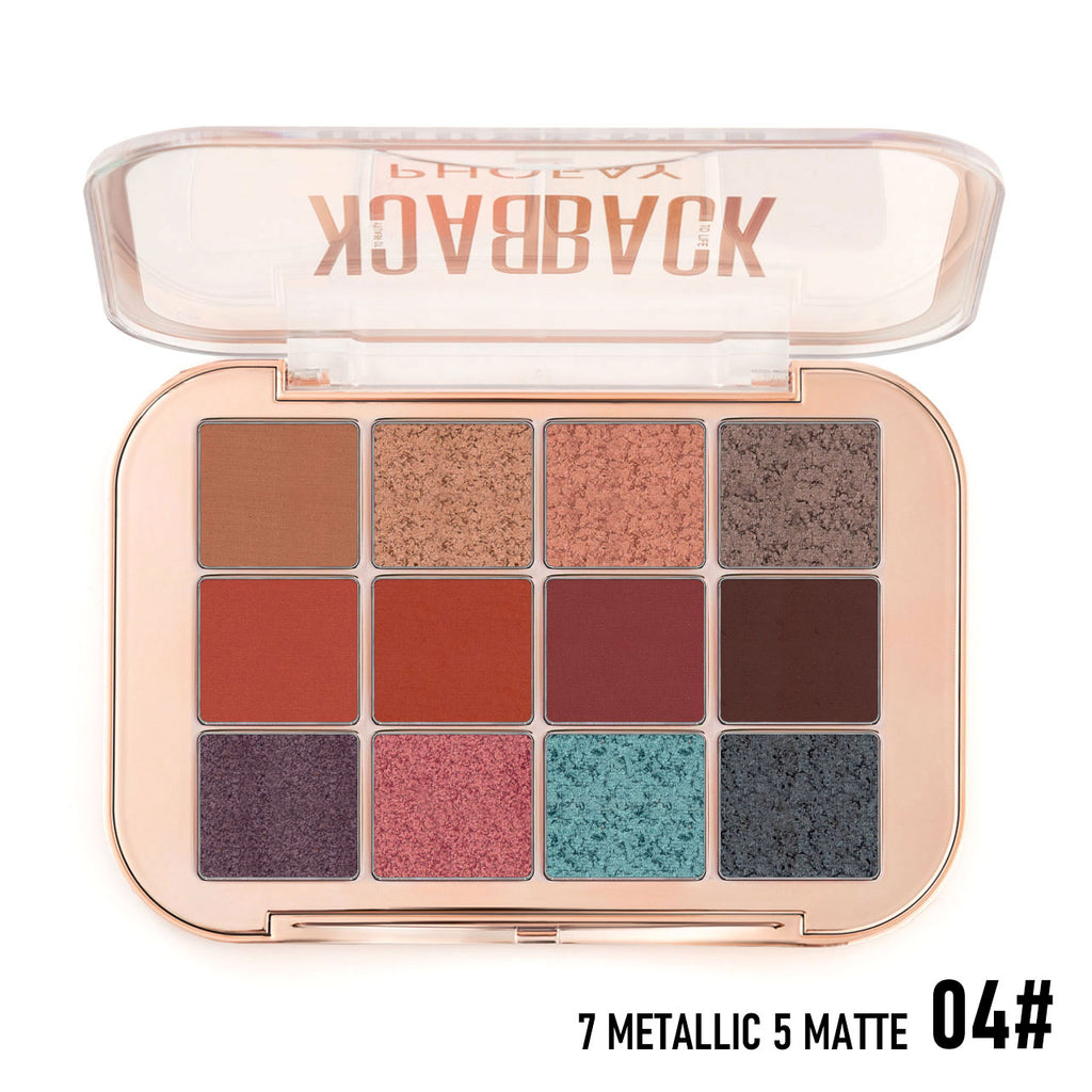 PHOFAY — Paleta de sombras 12 colores