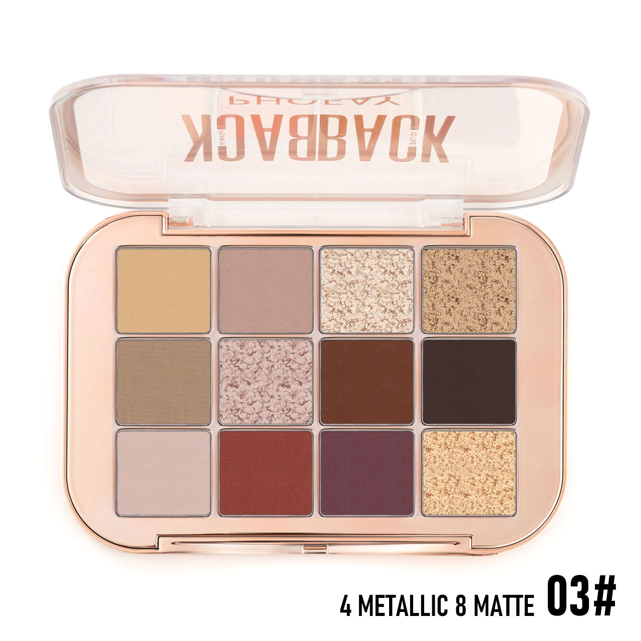 PHOFAY — Paleta de sombras 12 colores
