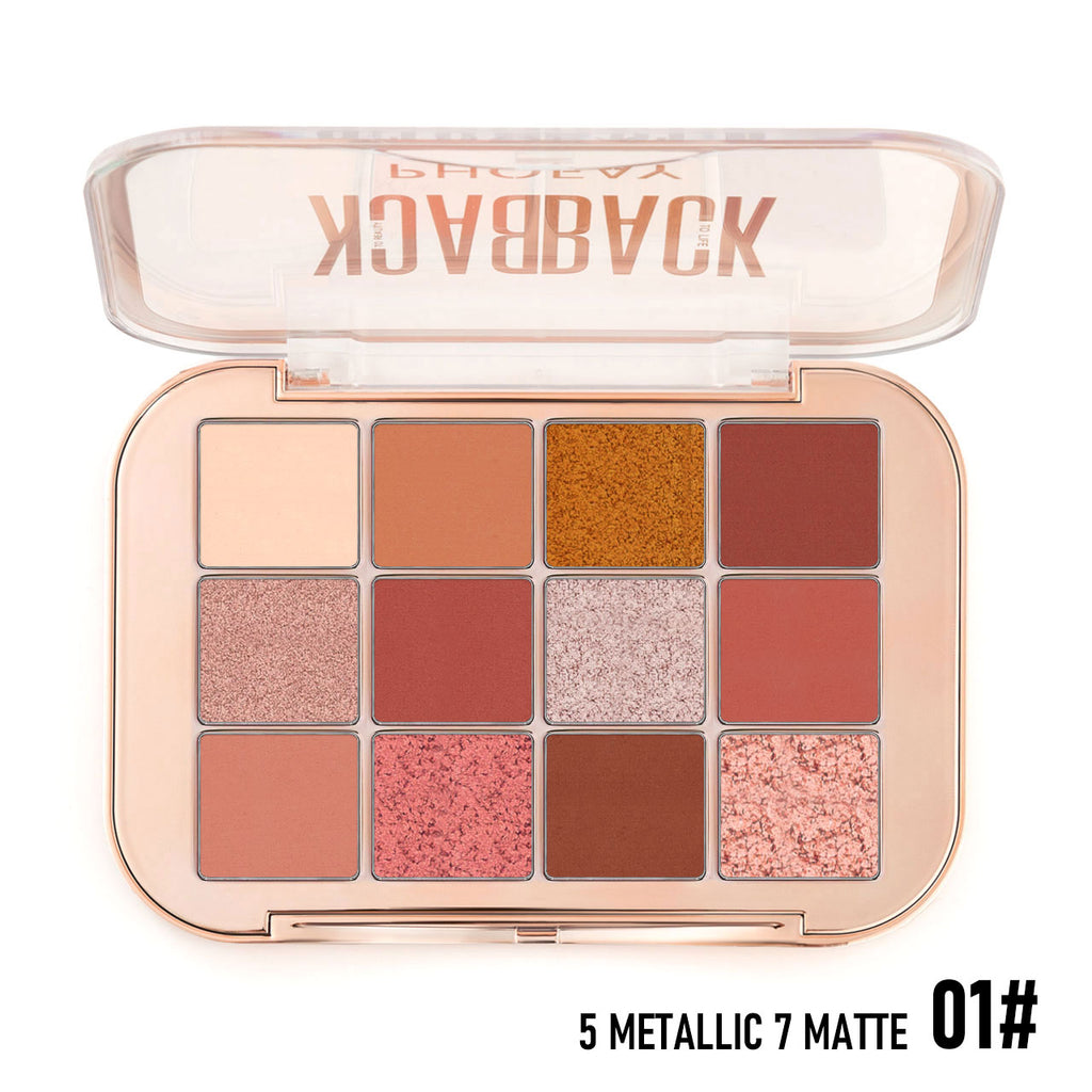 PHOFAY — Paleta de sombras 12 colores