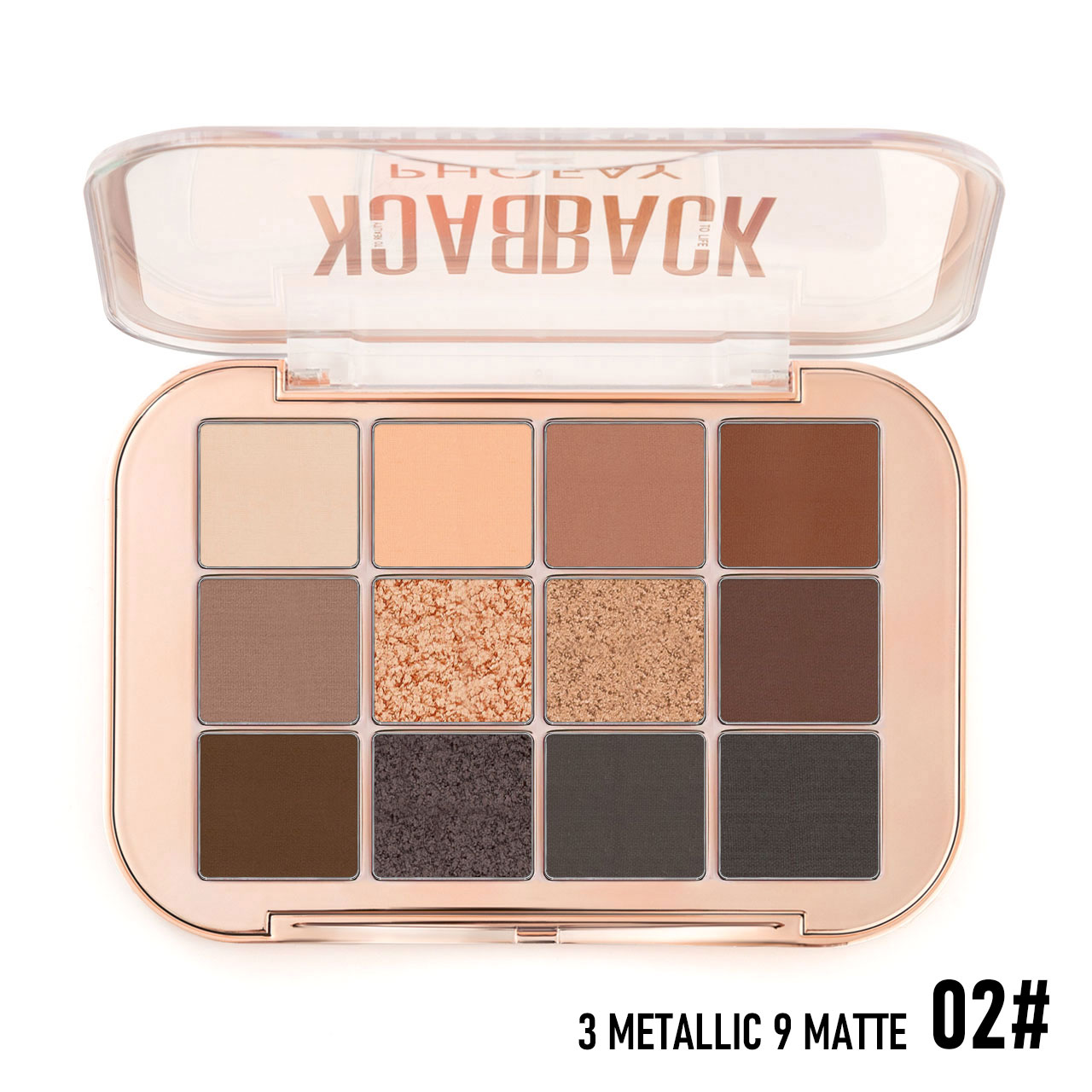 PHOFAY — Paleta de sombras 12 colores