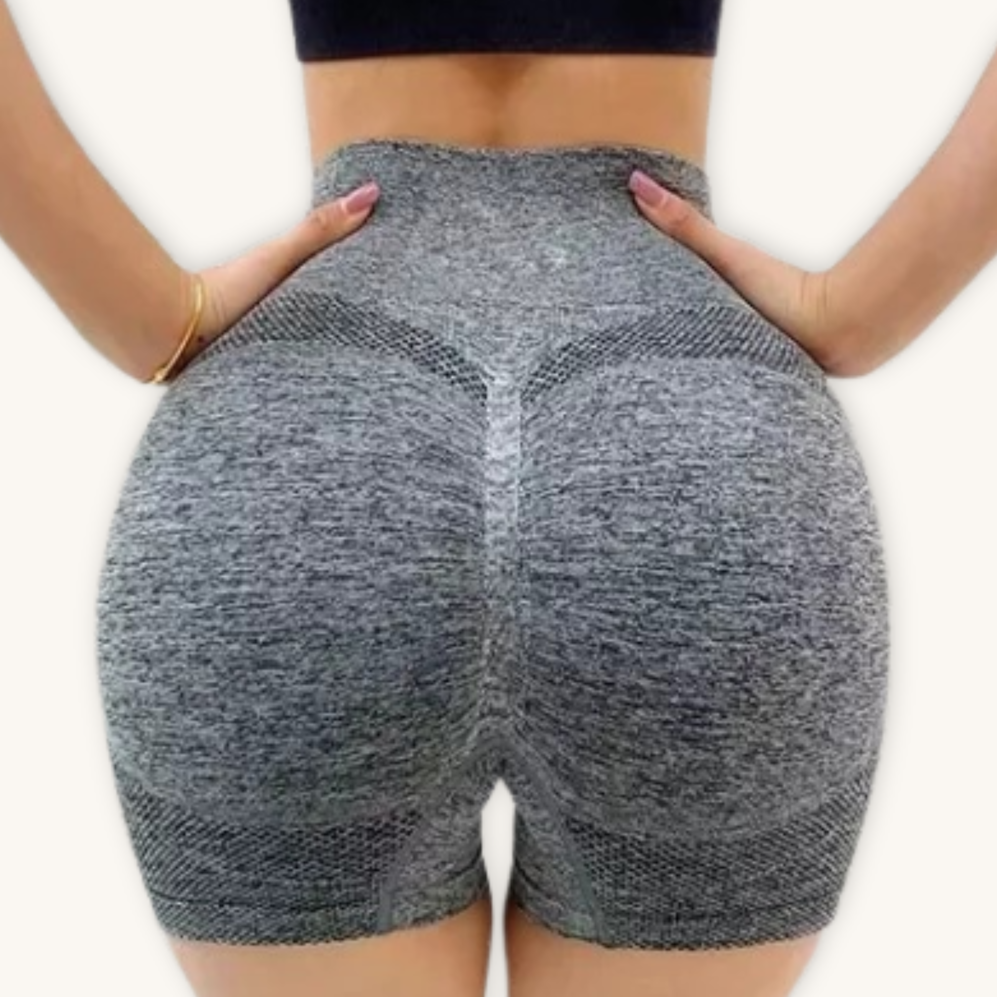 Calções Elásticos Push Up Vermelhos S/M