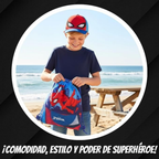 SPIDER Splash™ – Pack Infantil Playa Toalla + Mochila + Gorra · Marvel®