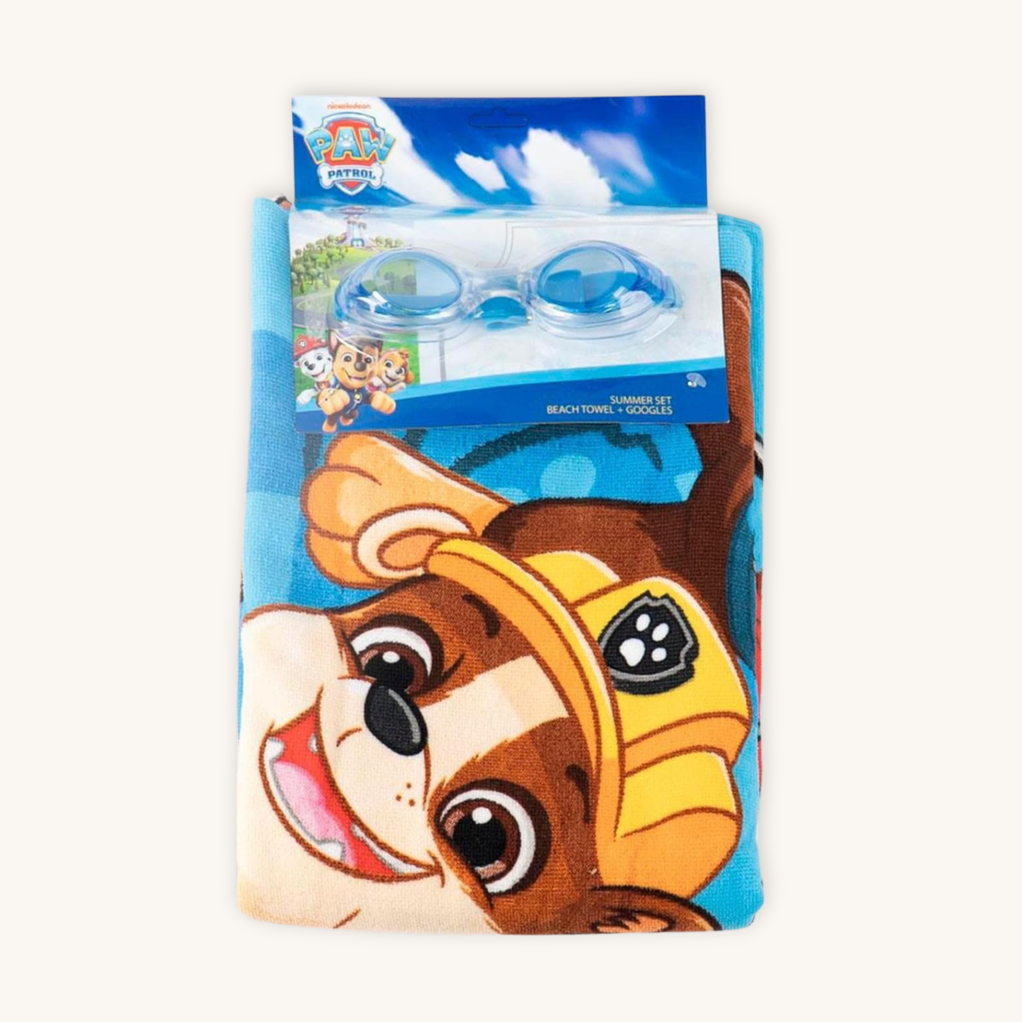 PAW Patrol Swim® – Pack Infantil Toalla + Gafas Natación