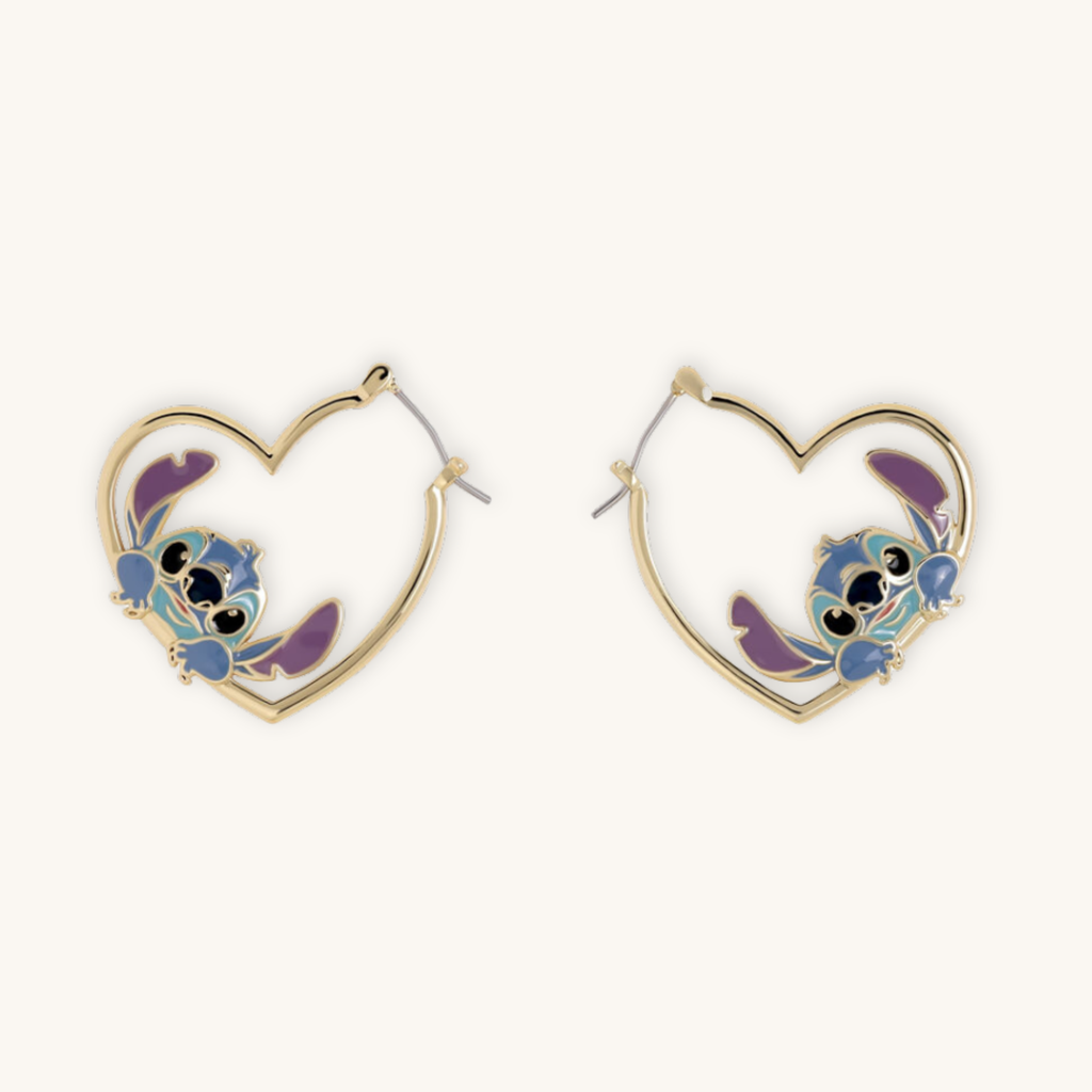 Love Stictch™ – Pendientes Huggie Oro y Plata · Disney®