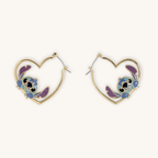 Love Stictch™ – Pendientes Huggie Oro y Plata · Disney®