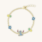 Tropical Stitch™ – Pulsera Oro · Disney®