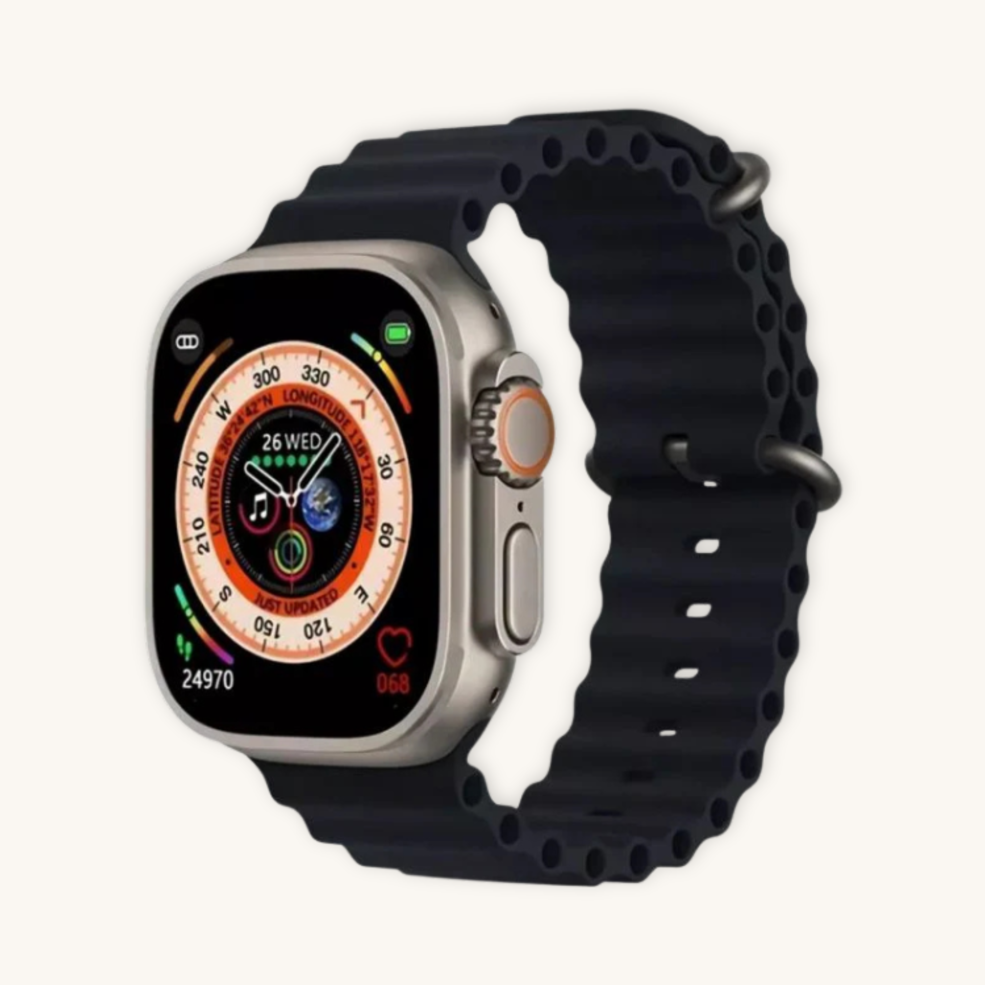 Smartwatch Ultra Pro + DuoBand Gratis -Negro & Gris-