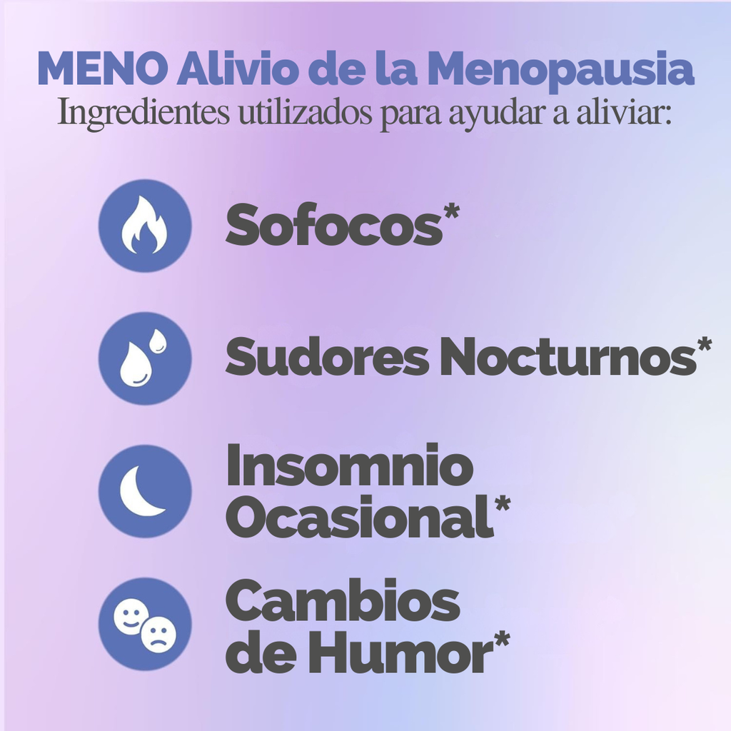 MENO® Menopause — Cápsulas Vitaminadas para el Bienestar durante la Menopausia