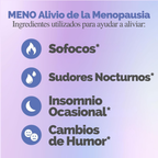 MENO® Menopause — Cápsulas Vitaminadas para el Bienestar durante la Menopausia