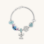 Stitch Charm™ – Pulsera Charm Plata · Disney®