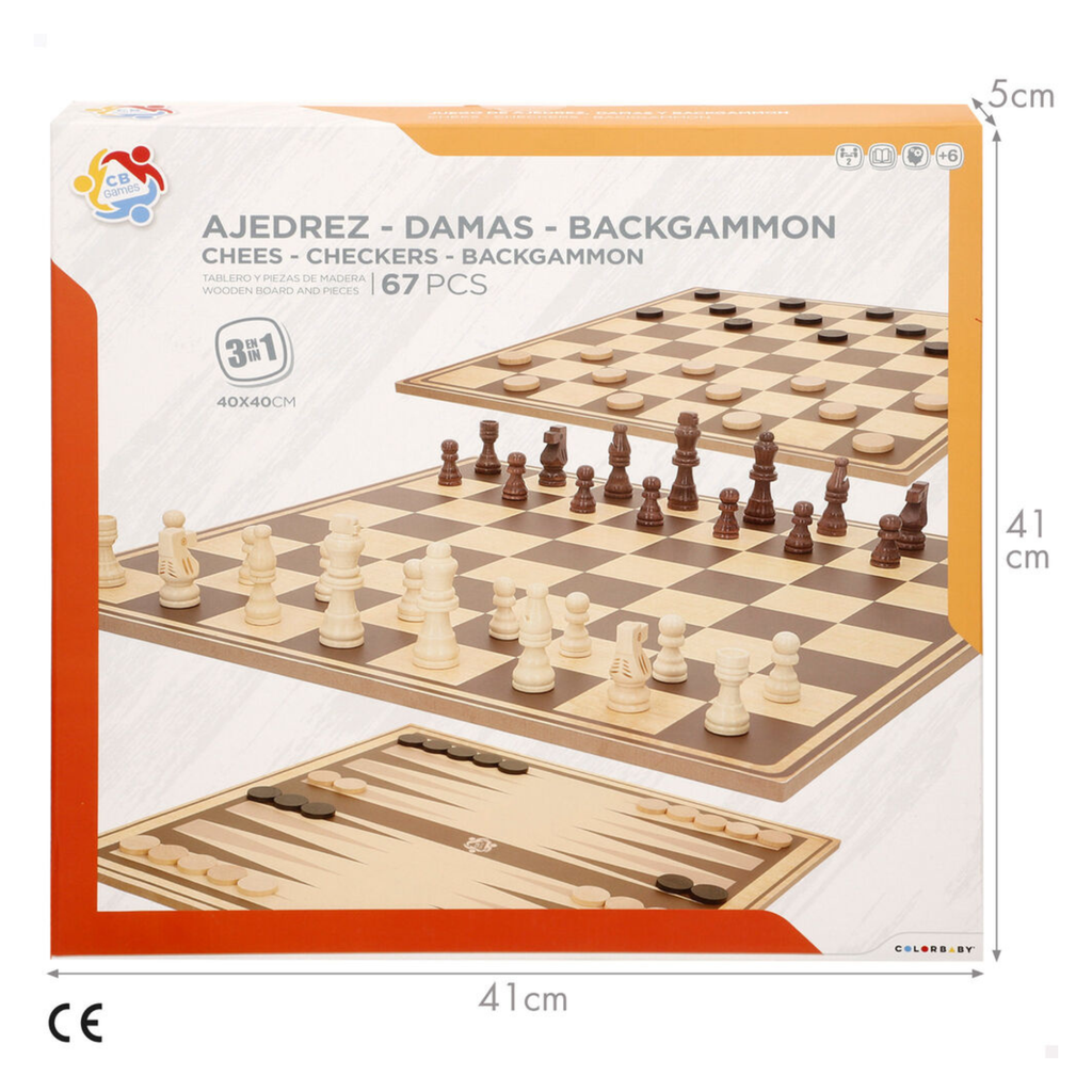 Ajedrez & Damas & Backgammon™ – Tres Clásicos de Estrategia en un Solo Juego