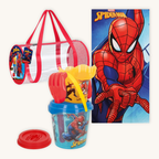 Spider Beach Adventure™ – Pack Infantil Completo Playa Toalla + Cubo + Accesorios · Marvel®