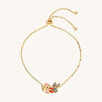 Pulsera Lariat Oro Angel & Stitch – Disney®