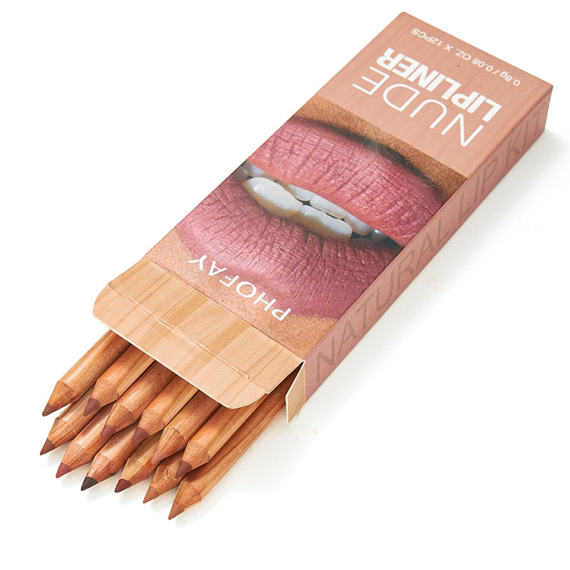 PHOFAY — Nude Lipliner Kit 12 perfiladores