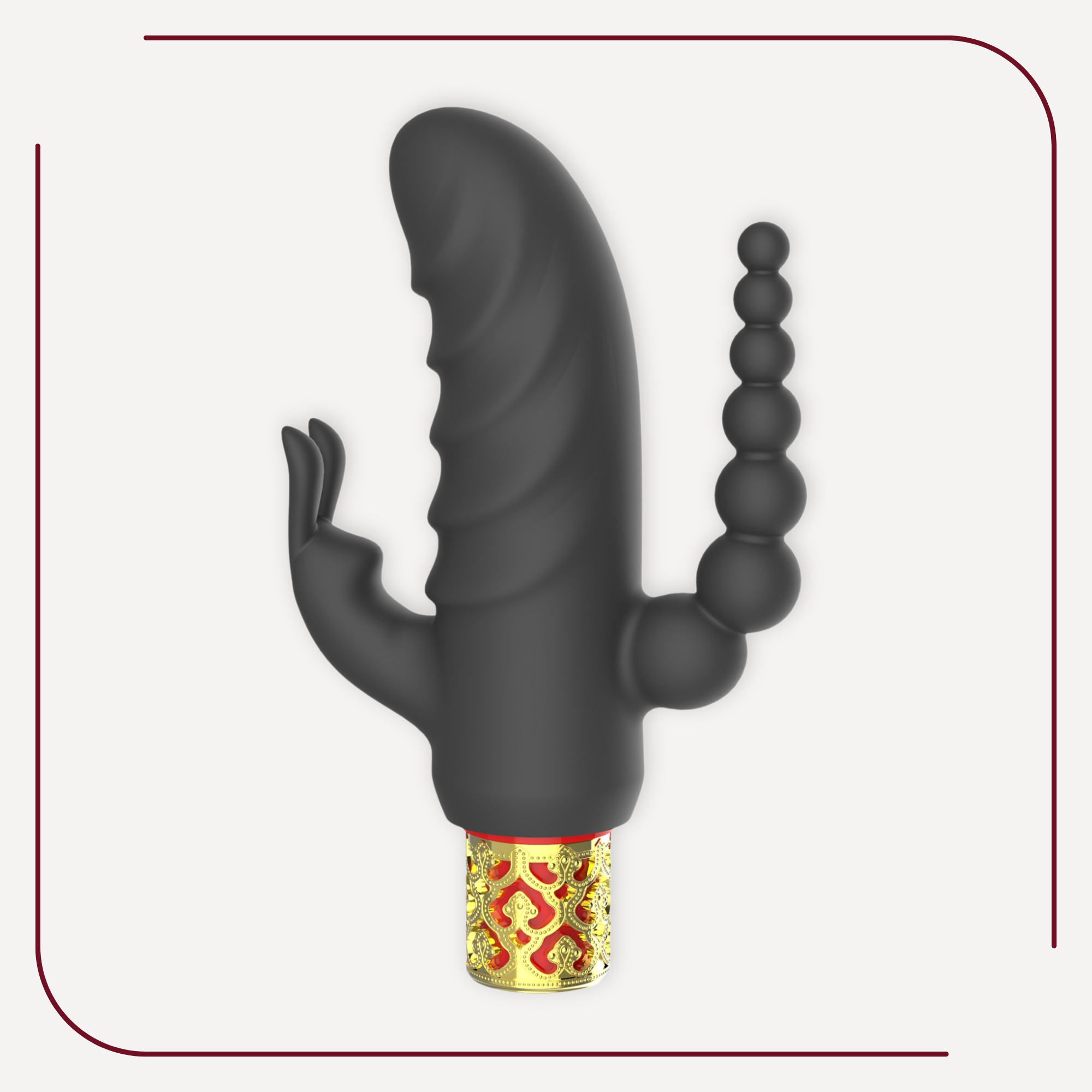Romanov · Intimate vibrator with triple stimulation sleeve