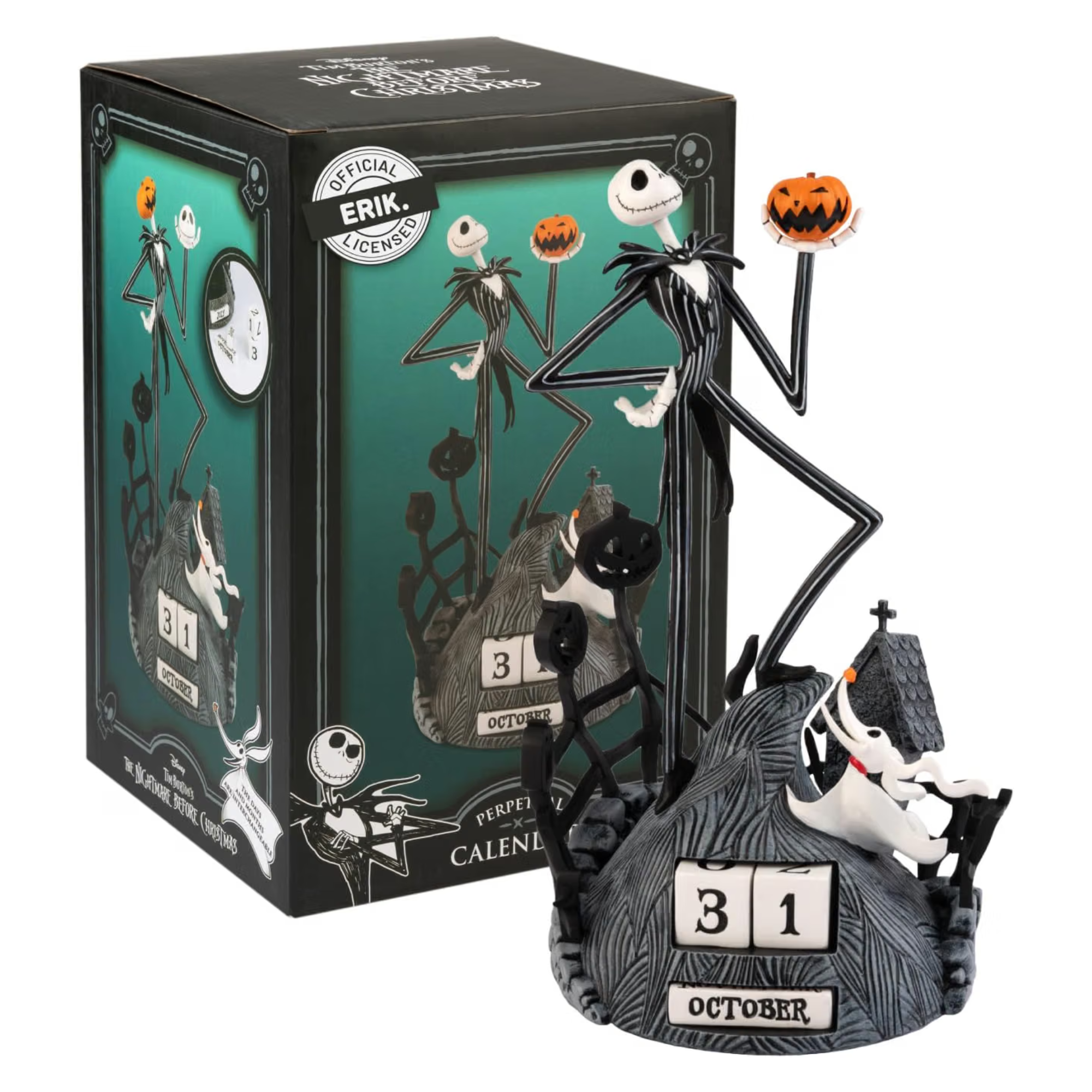 Calendario Perpetuo 3D Jack Pesadilla Antes de Navidad Disney