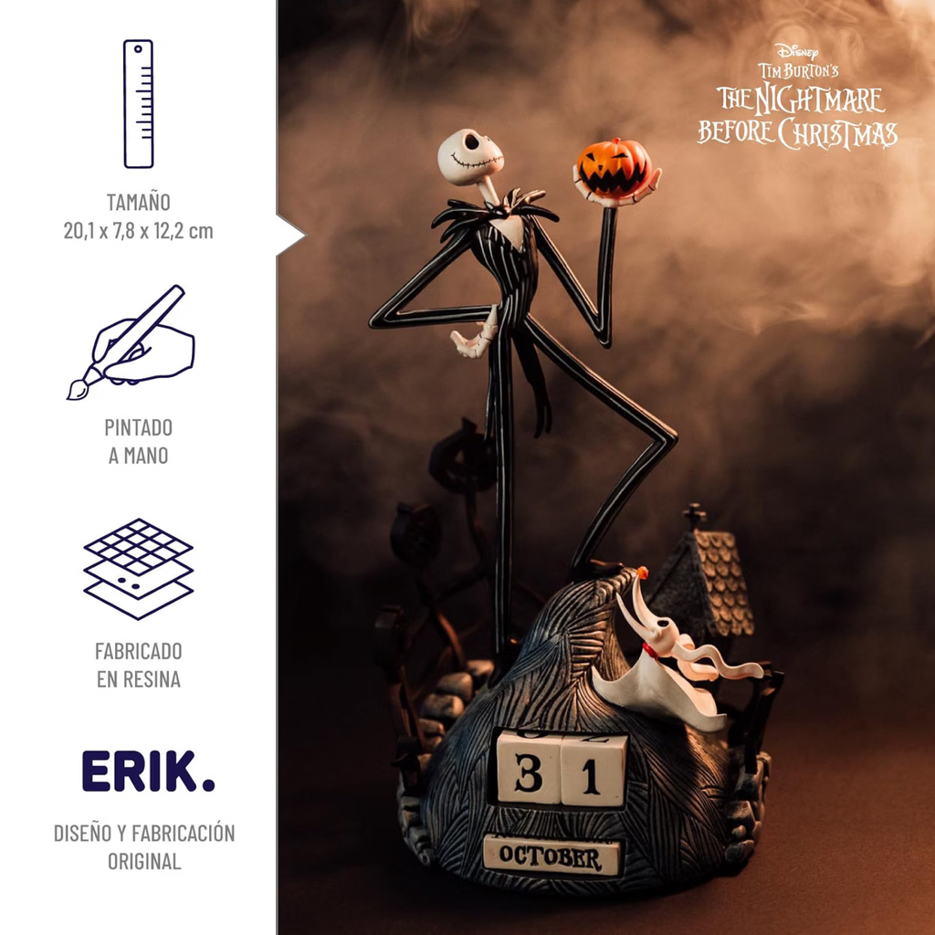 Calendario Perpetuo 3D Jack Pesadilla Antes de Navidad Disney