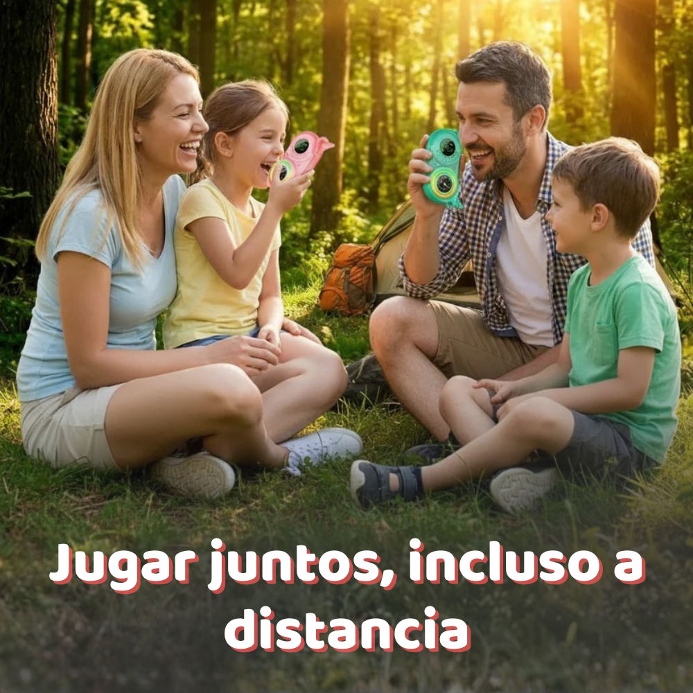 WalKids™ – Set de Walkie‑Talkies Infantiles Recargables