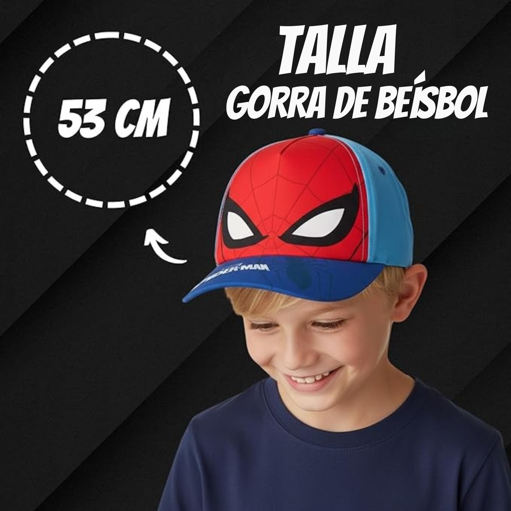 SPIDER Splash™ – Pack Infantil Playa Toalla + Mochila + Gorra · Marvel®