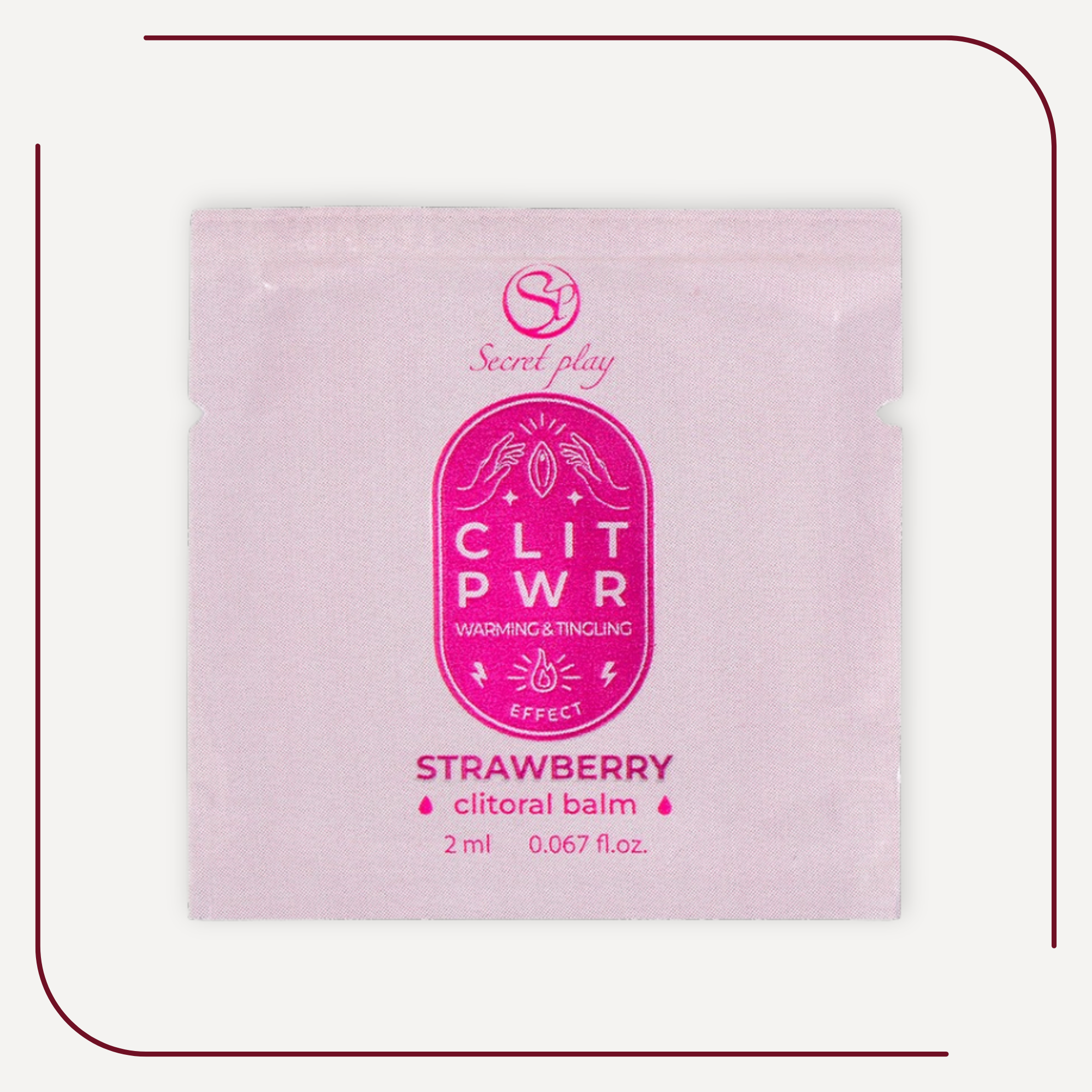 CLIT PWR – Sobre bálsamo clitoriano fresa