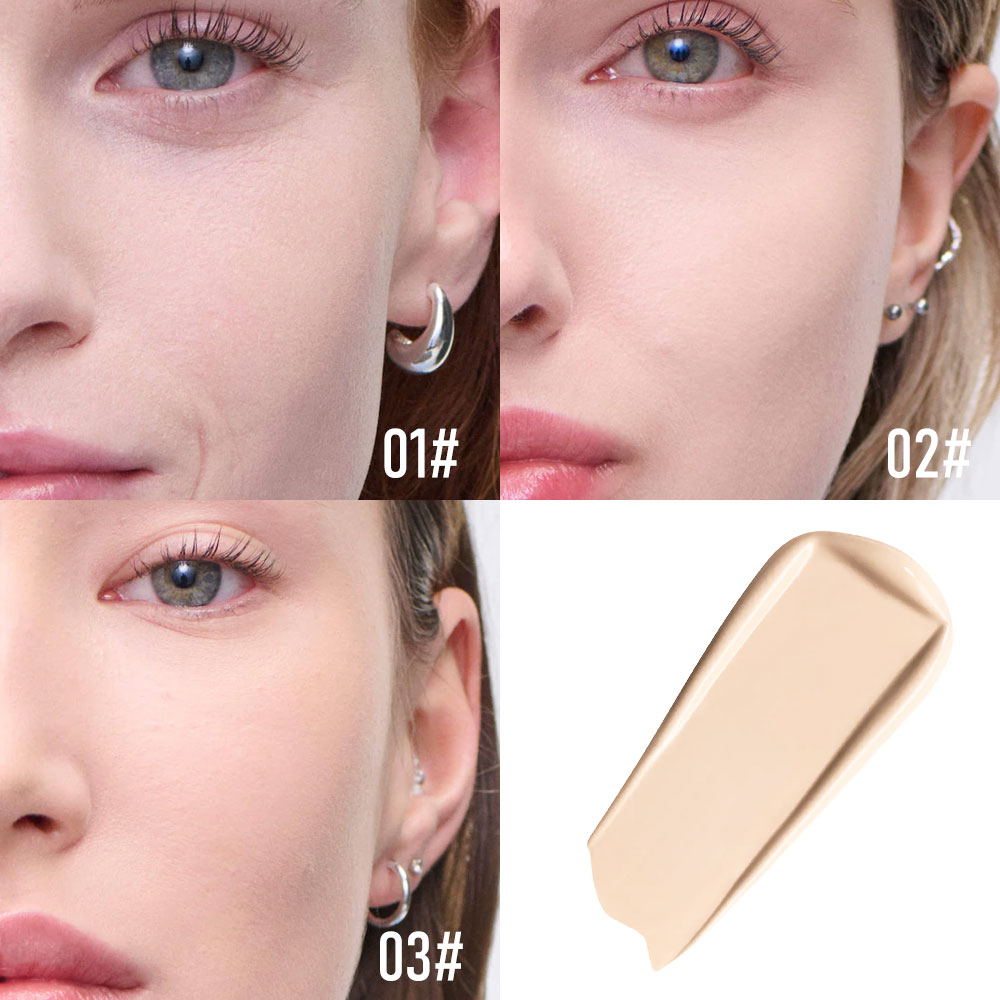 PHOFAY — Base de maquillaje líquida mate con protector solar SPF 30