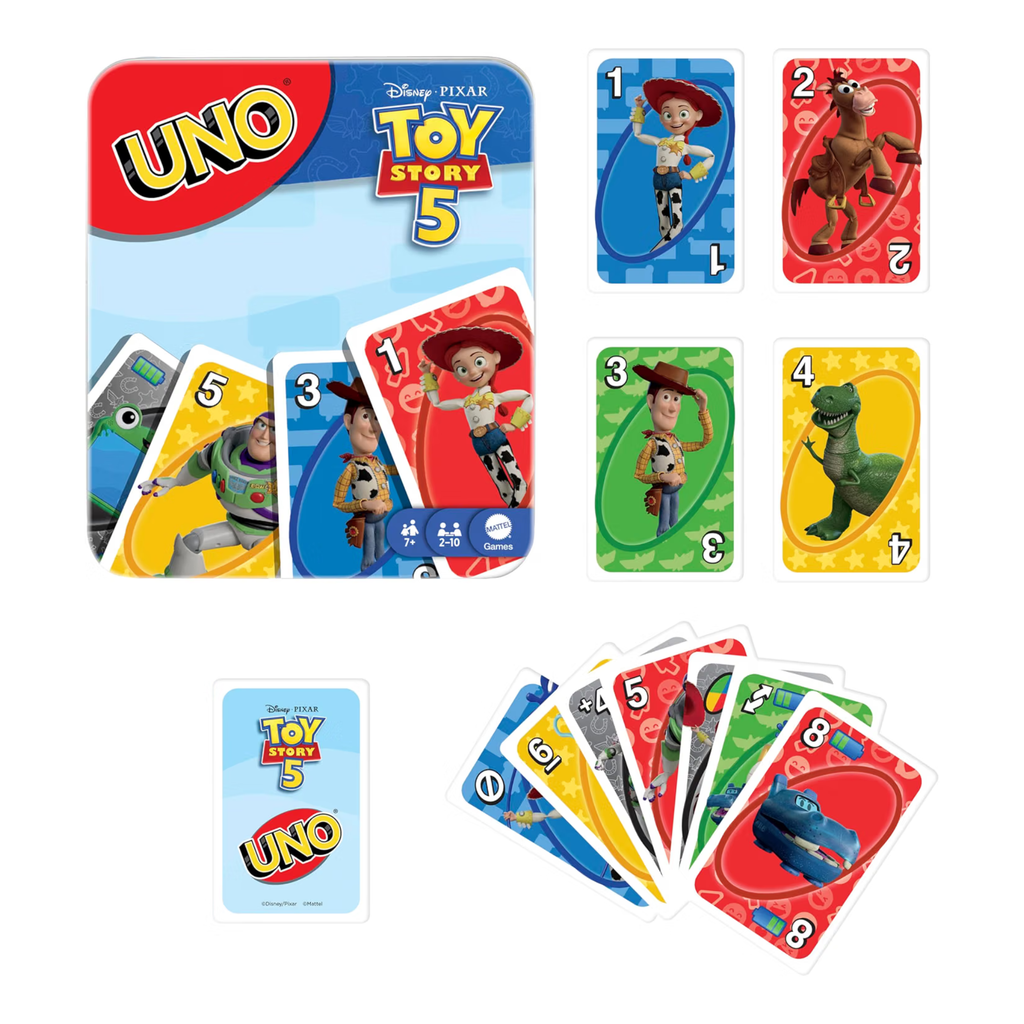 Juego cartas UNO Toy Story 5 Disney Pixar