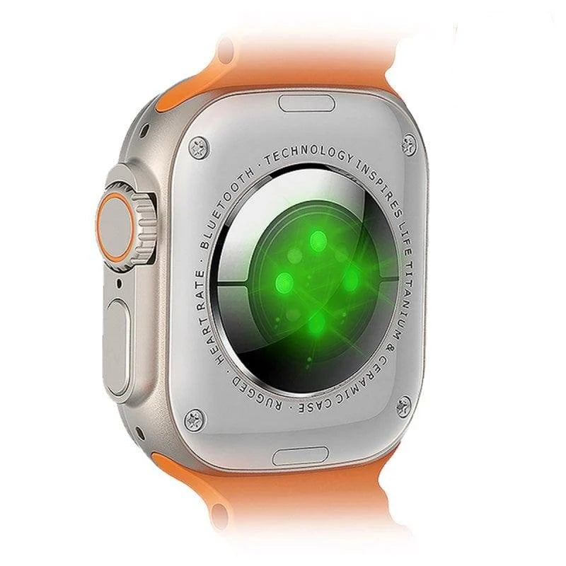 Smartwatch Ultra Pro + DuoBand Gratis -Naranja & Negro-