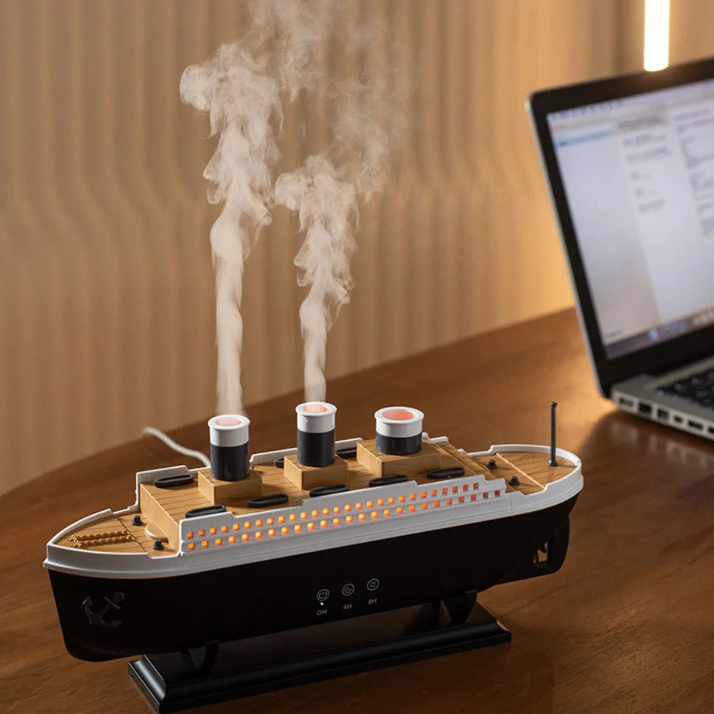 Difusor Barco™ – Aromas con Efecto de Niebla y LED Multicolor