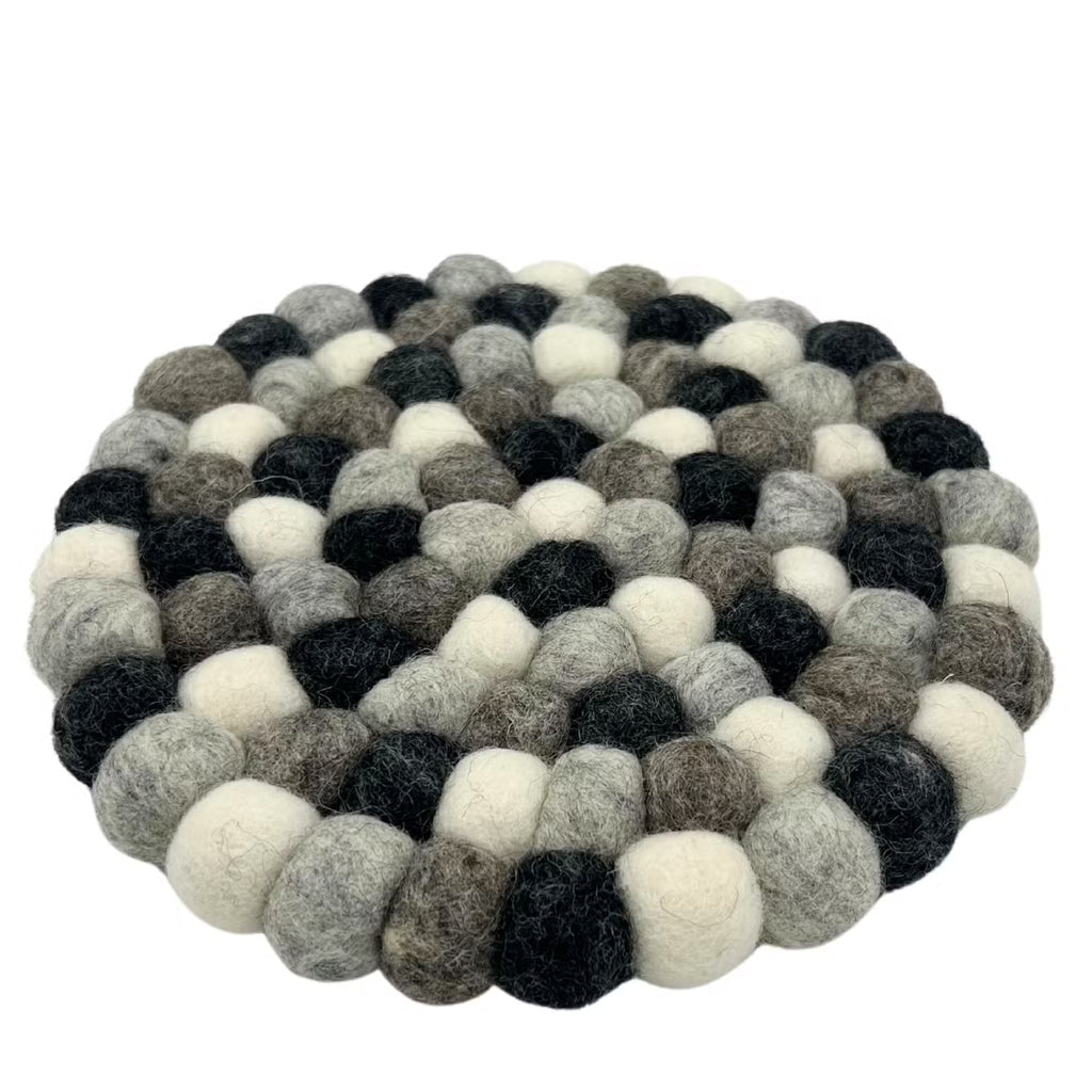 FeltSphere Mat™ – Mantel Individual Redondo de Fieltro 20 cm