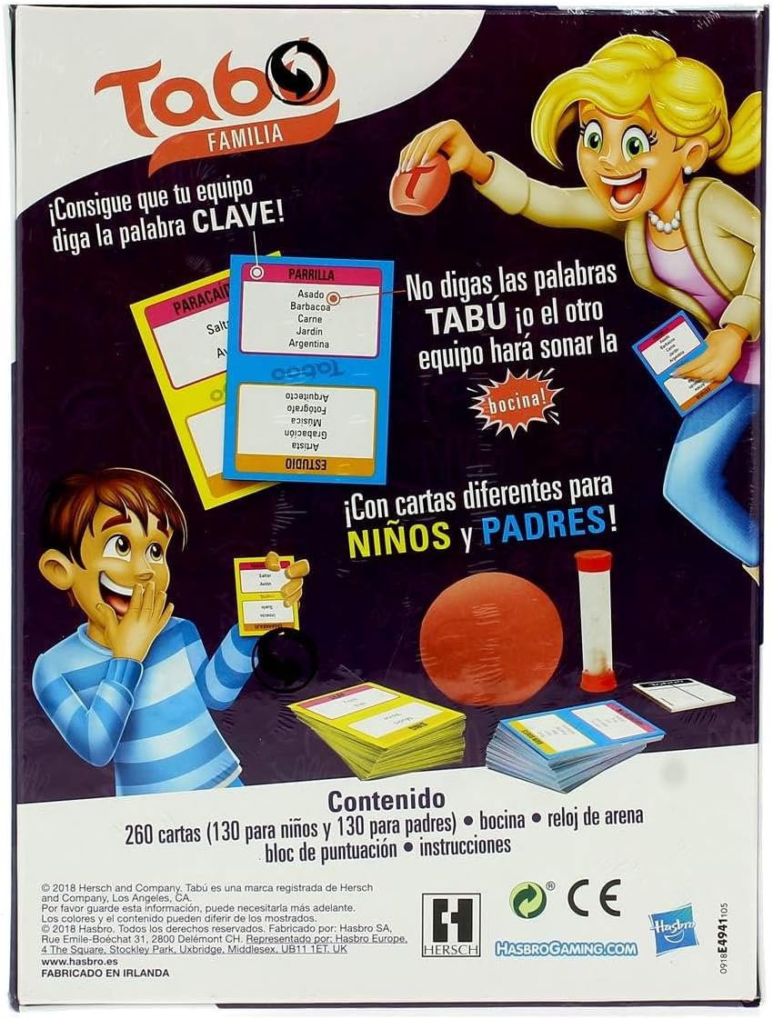 Taboo Family Clash™ – Juego de Palabras Prohibidas para Todas las Edades · Hasbro®