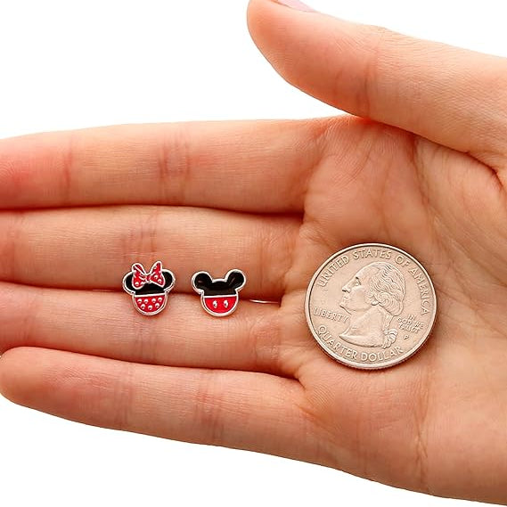 Mickey & Minnie Forever™ – Pendientes Plata · Disney®