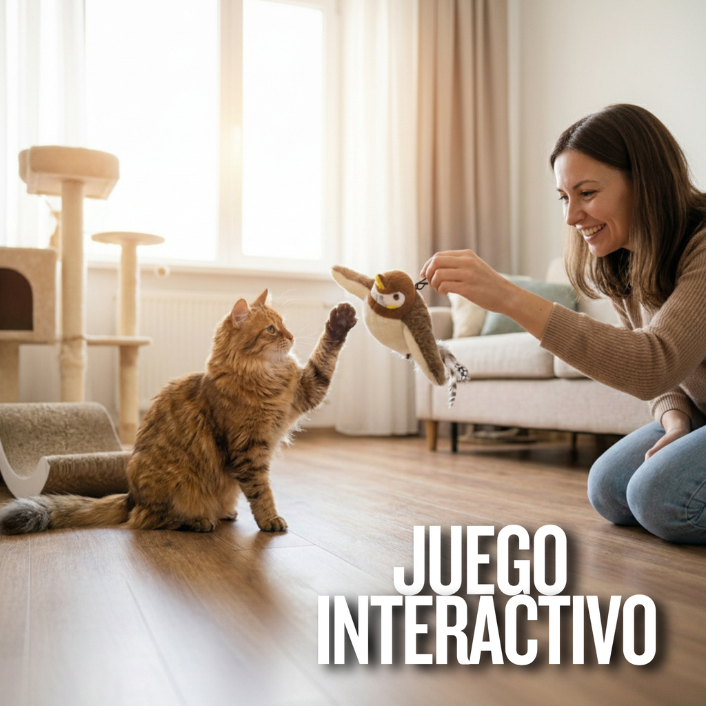 Volarín™ – Flying Bird Toy for Cats