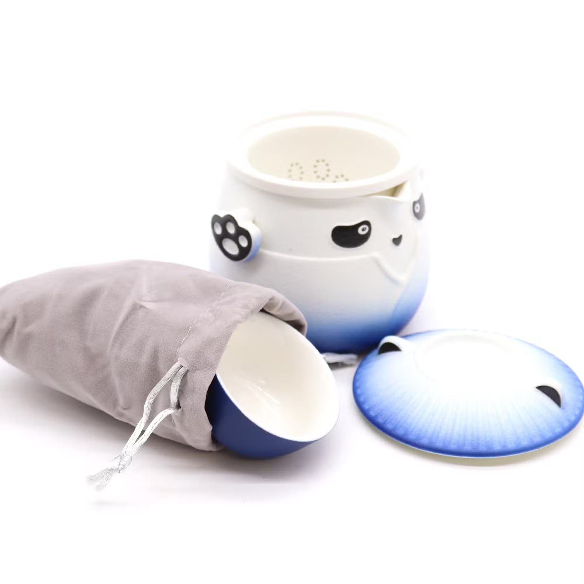 Panda Trio TeaSet™ – Tetera Panda + 3 Tazas