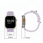 Smartwatch Ultra Pro + DuoBand grátis - Roxo e Preto -