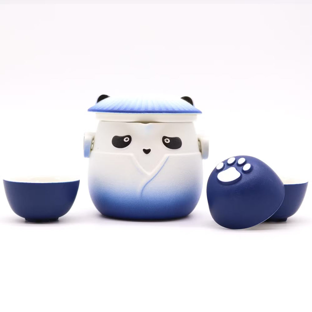 Panda Trio TeaSet™ – Tetera Panda + 3 Tazas