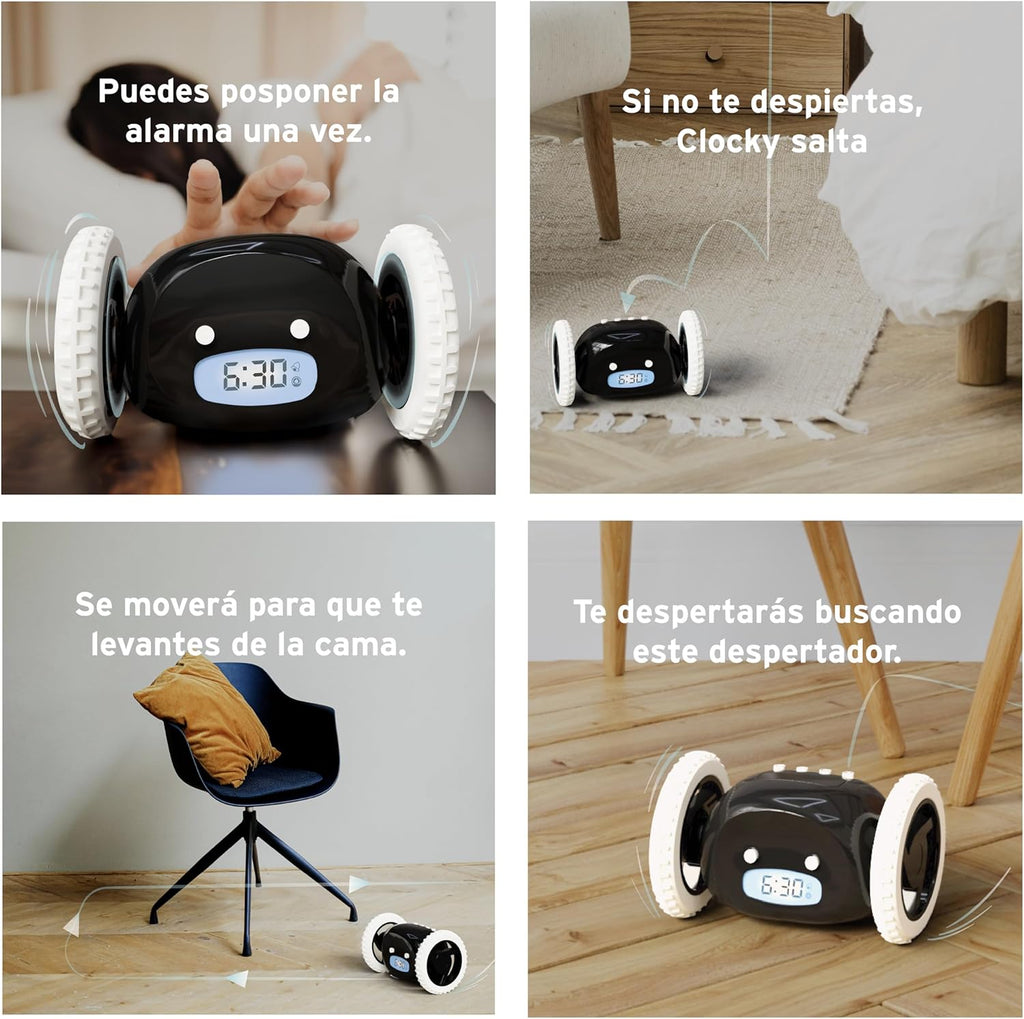 CLOCKY™ – El Despertador Atrápame Si Puedes