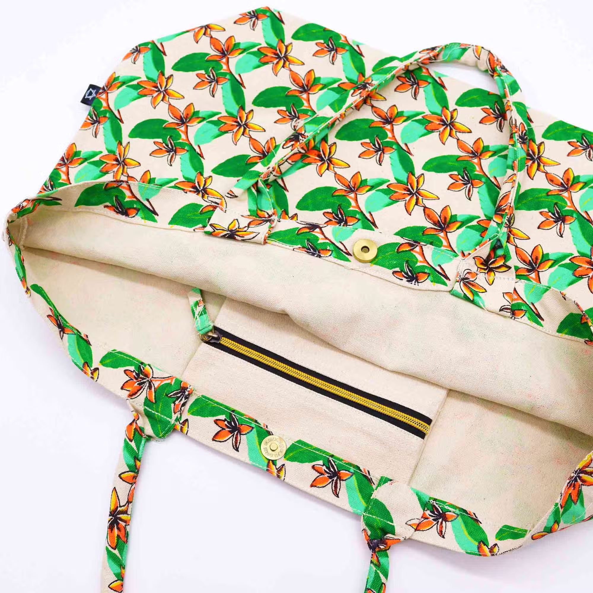 Summer Wave Tote™ — Bolso grande 100% algodón