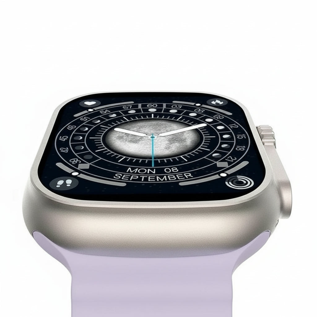 Smartwatch Ultra Pro + DuoBand grátis - Roxo e Preto -