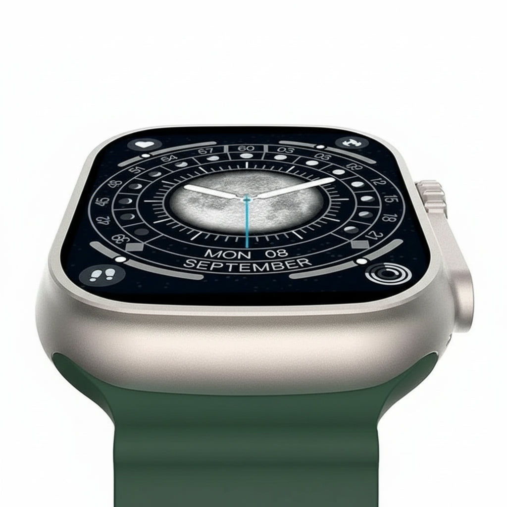 Smartwatch Ultra Pro + DuoBand grátis - Verde e Preto -