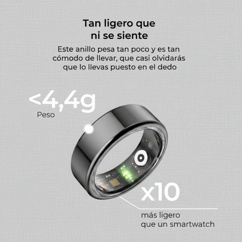 SmartRing Vital Pro™ – Anel inteligente para saúde e desporto