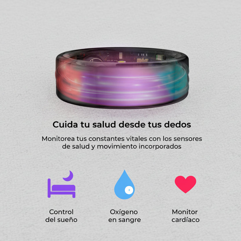 SmartRing Vital Pro™ – Anel inteligente para saúde e desporto