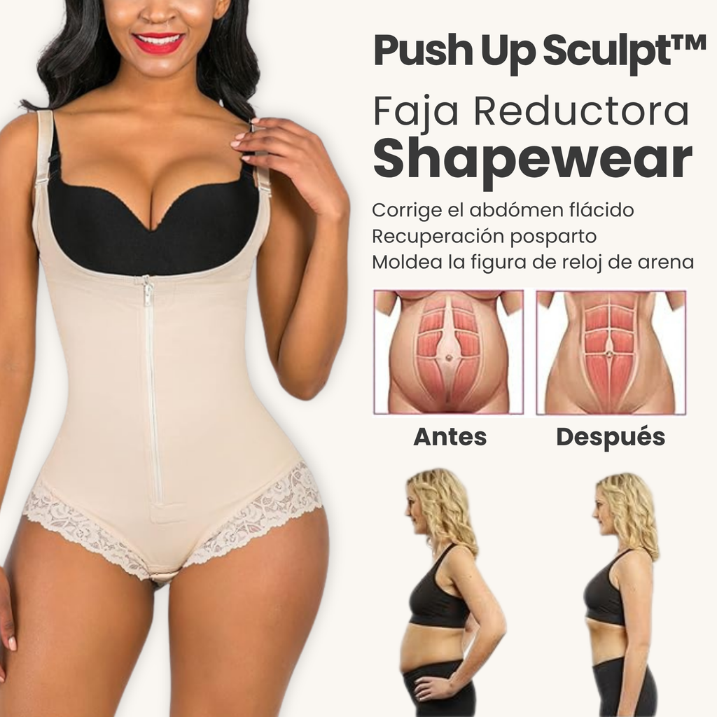 Cinta Modeladora Push Up Sculpt™ – Sinta a Confiança das suas Curvas Perfeitas