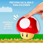 Power-Up Glow™ – Lámpara Mushroom con Sonido Super Mario · Nintendo®