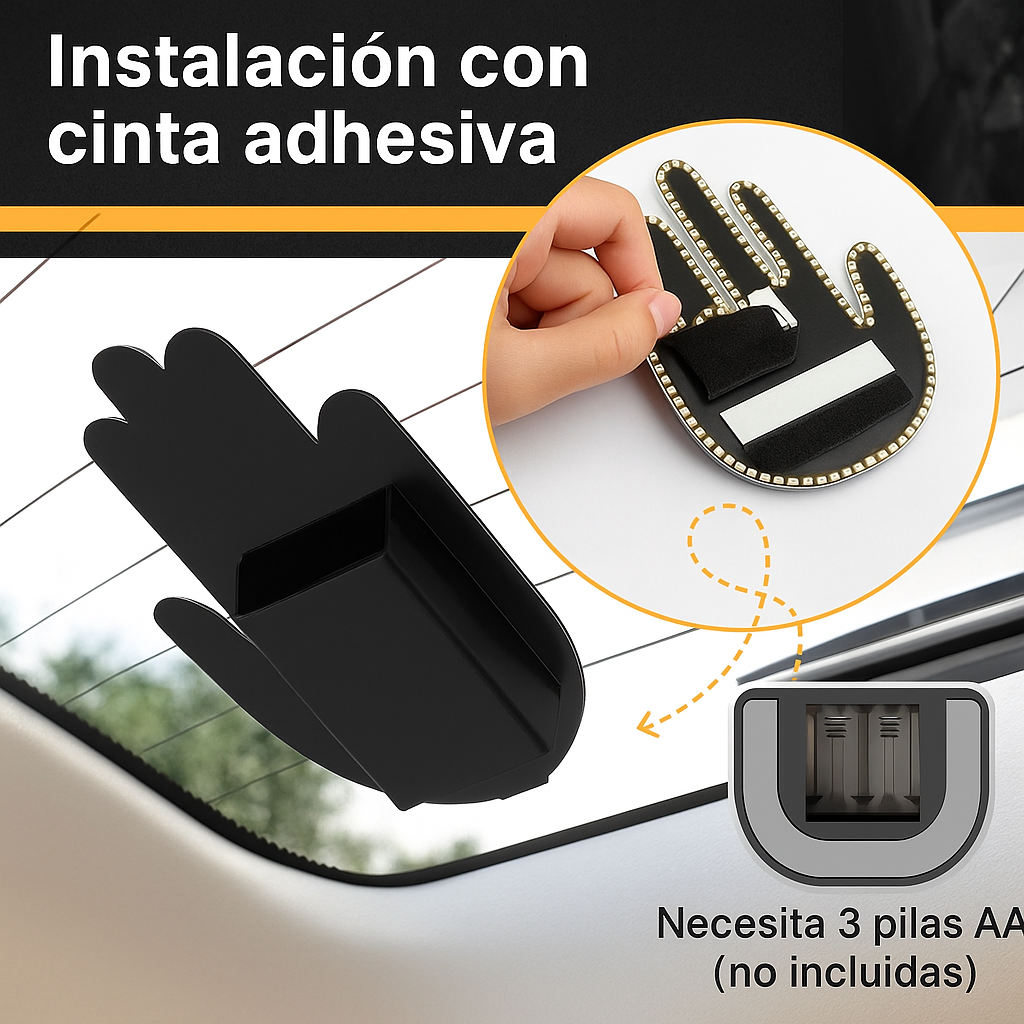 SignalDrive™ – Luz LED para automóvel com sensor de gestos